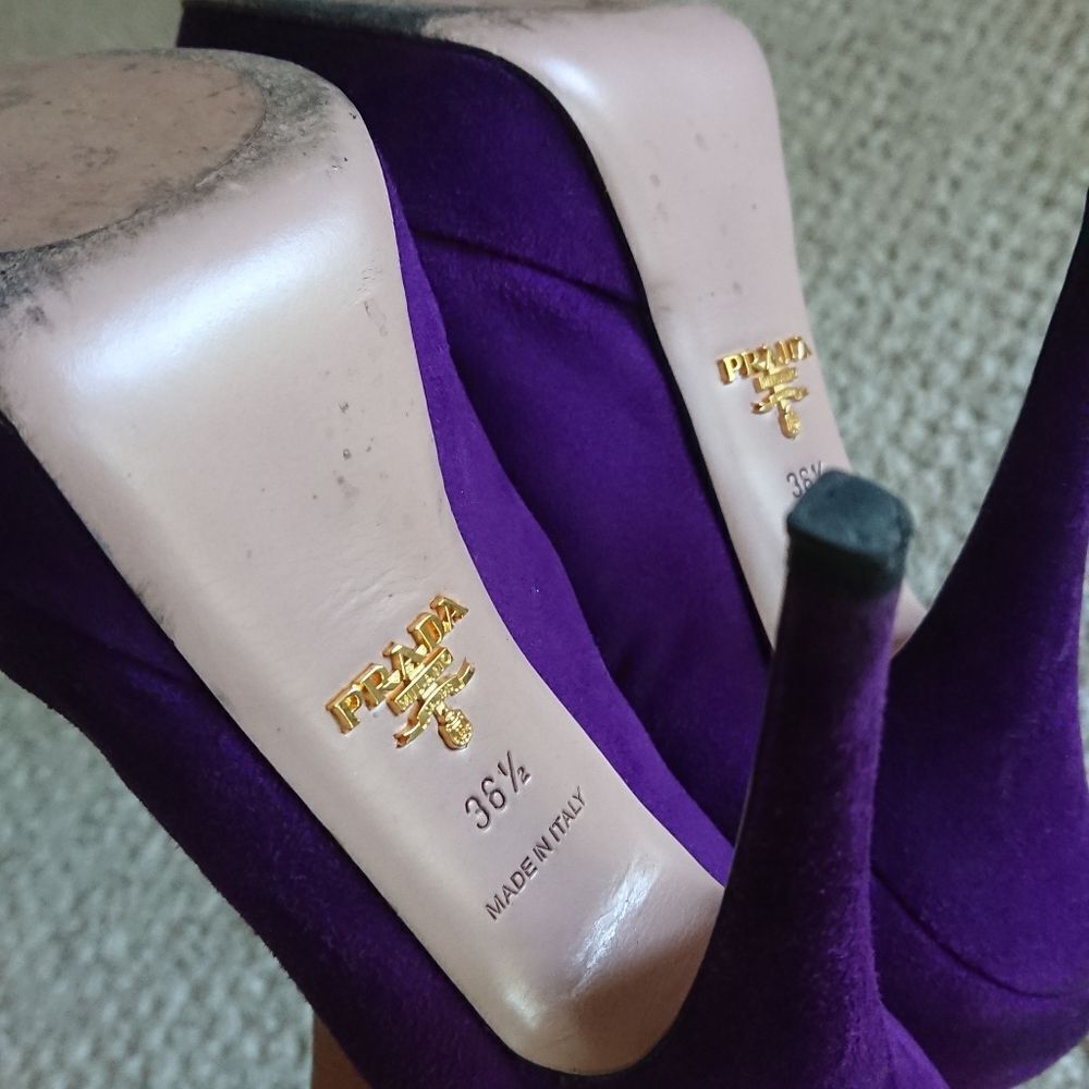 Very rich pretty purple Prada heels size: 36.5 - Picture 11 of 12